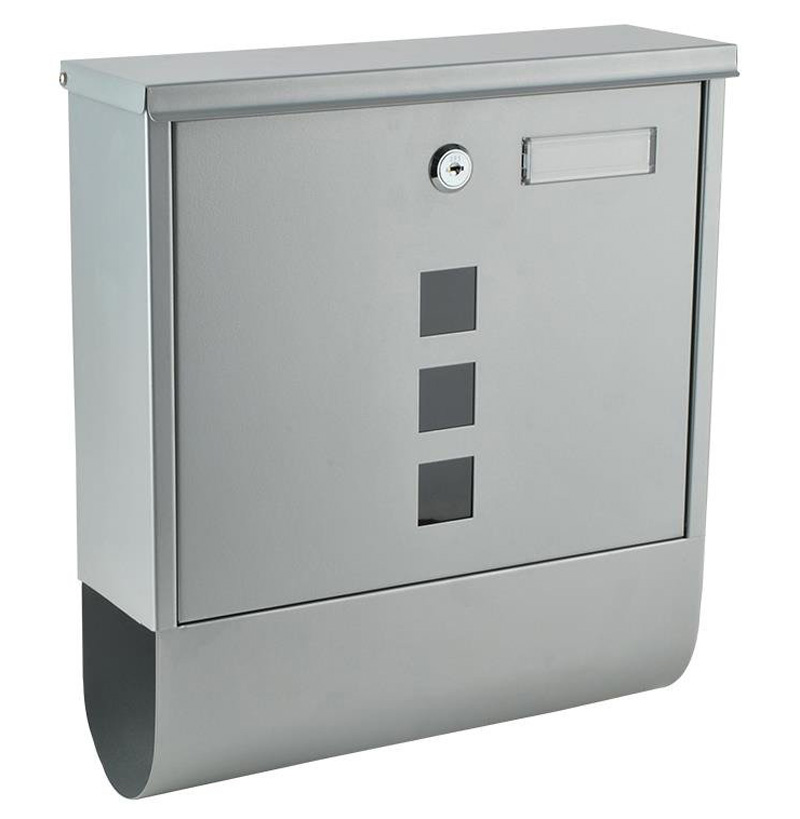 Brevlåda i metall – Silver - Bild 2