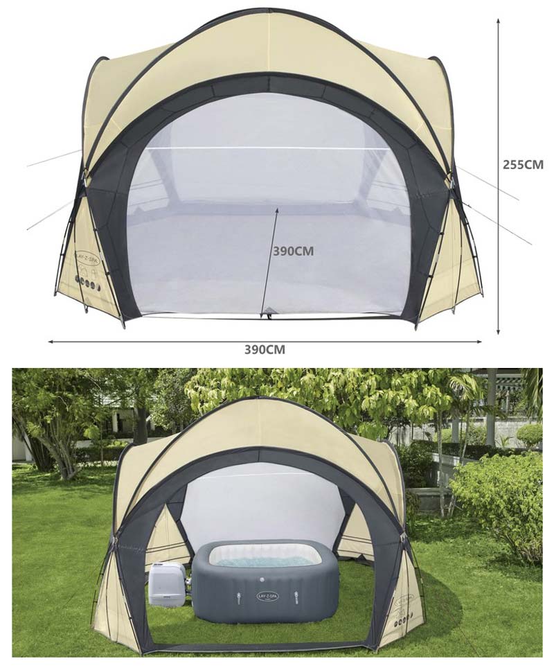 Paviljong Lay-Z-Spa Dome 390 x 390 - Bild 4