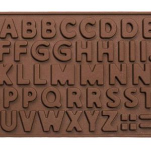Alfabetsform i silikon för bakning