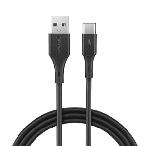 BW-TC14 – USB-Typ-C 3A Kabel 1m – Svart