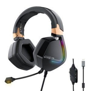 BW-GH2 Gaming Headset med RGB-belysning