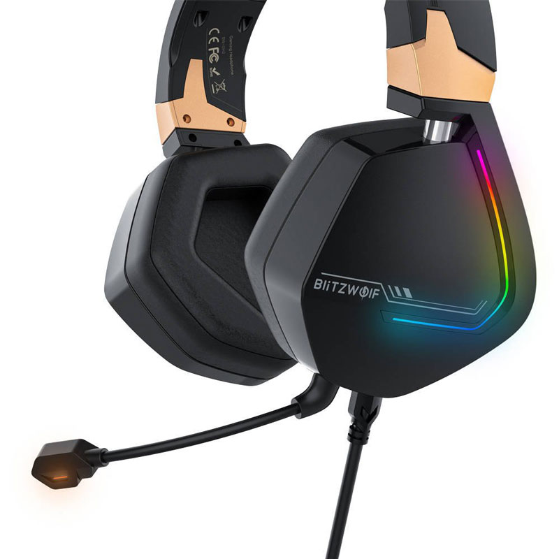 BW-GH2 Gaming Headset med RGB-belysning - Bild 4