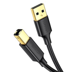 US135 USB 2.0 A-B Skrivarkabel – 1,5 m Svart
