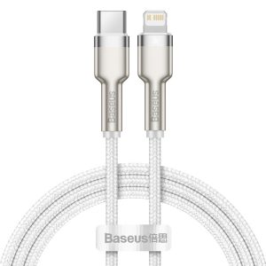 Cafule Kabel USB-C Lightning 1m – Vit