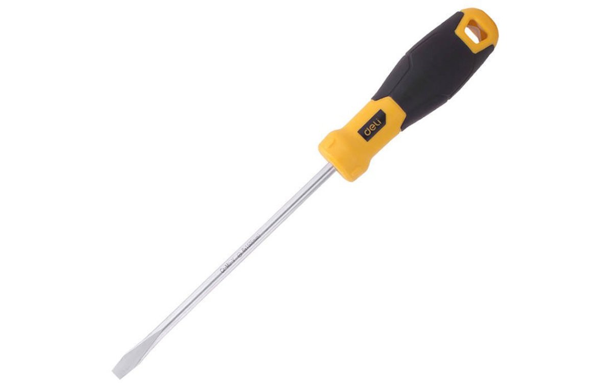 Spårskruvmejsel 6 x 150 mm – gul - Bild 2