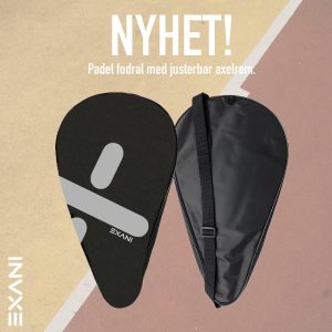 Padelfodral svart Exani