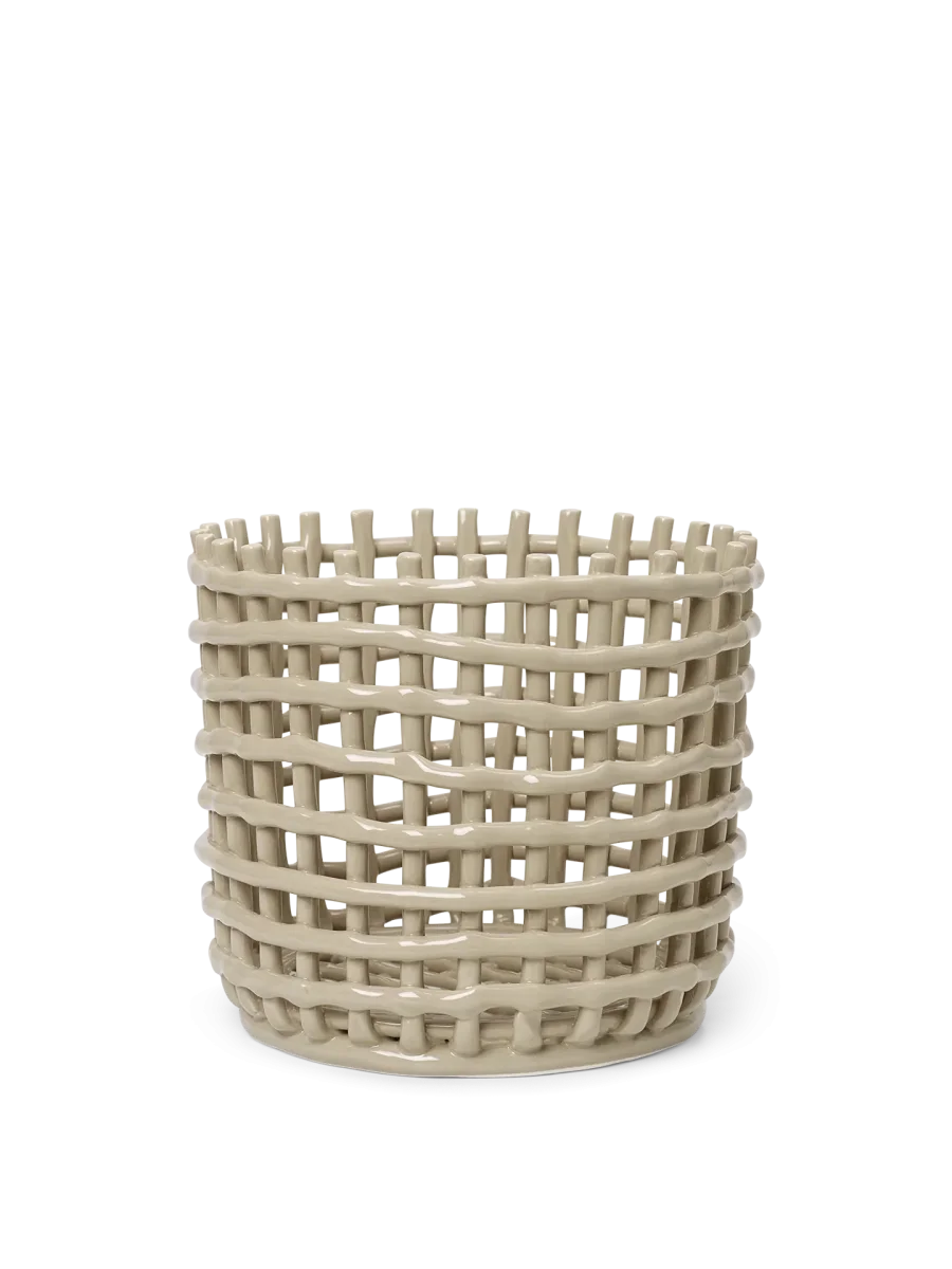 Ferm Living Ceramic Basket - Large - Bild 2