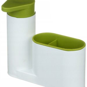 Diskmedelspump med ställ för redskap