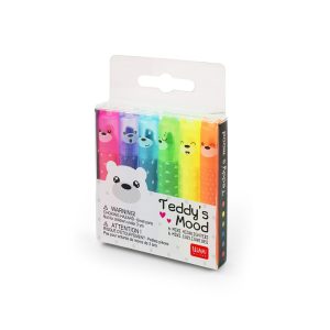 Teddy’s style 6-pack mini-highlighters med neonfärger