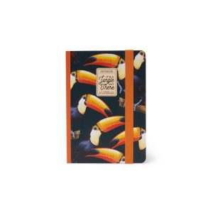 Liten Anteckningsbok 168 sidor, linjerad – Toucans