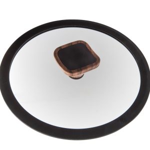 Glaslock till stekpanna och kastrull med silikon – 24 cm