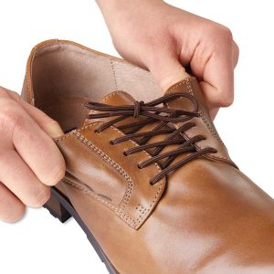 – Elastiska Skosnören 2-Pack Brun