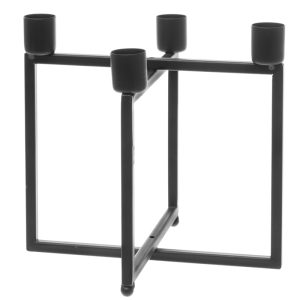 Ljusstake för 4 kronljus- Koivu Svart