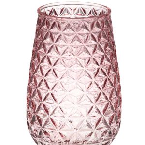 – Triangle – Glasvas Rosa 16 cm