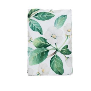 – Apple Flower, Pläd, Filt – Grön 140×160 cm