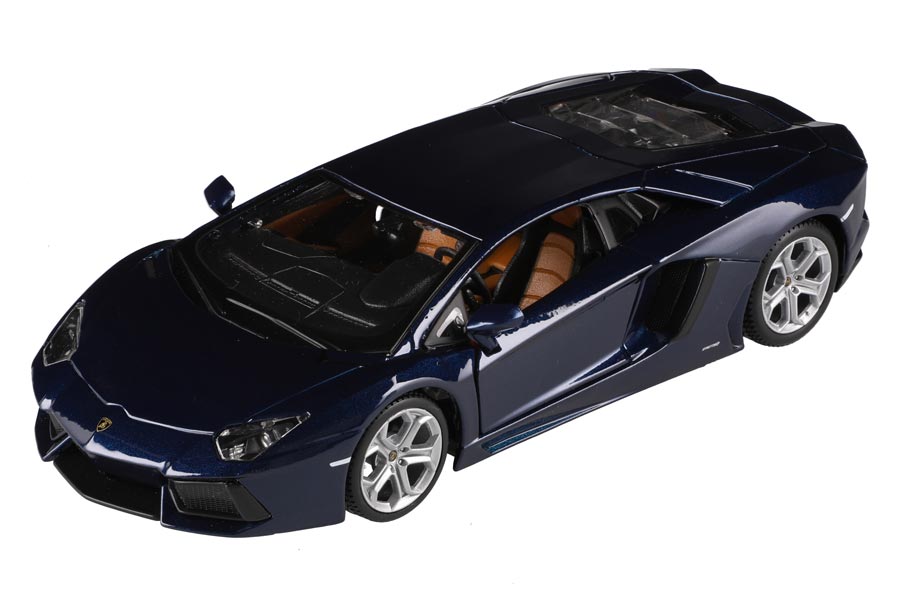 Special Edition Samlarbil 1:24 – Lamborghini Aventador LP 700-4 – Marinblå