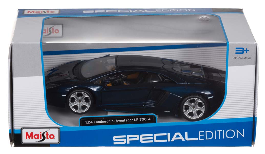 Special Edition Samlarbil 1:24 – Lamborghini Aventador LP 700-4 – Marinblå - Bild 4