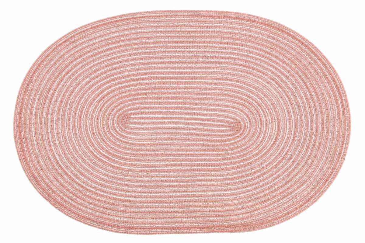Oval Bordstablett 30 x 45 cm – Rosa