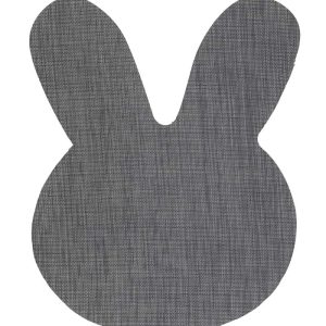 Bordstablett Grå Kanin 46 x 36 cm