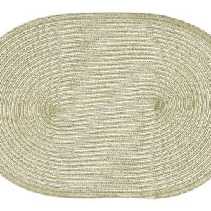 Oval Bordstablett 30 x 45 cm – Guld