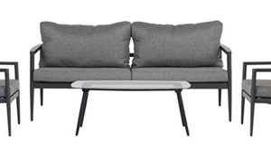 Soffgrupp Envy 4 delar aluminium