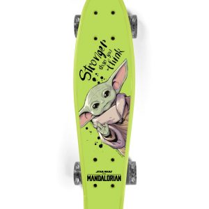 Mandalorian Grogu Skateboard/Pennyboard 21.6 ”