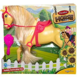Paradise Horse – Ljusbrun Häst med tillbehör