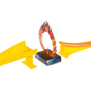 Bilbana med Take-off-ramp & gul bil