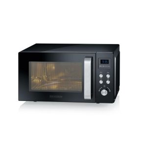 Severin 3-i-1 Mikrovågsugn med grill och varmluft MW 7752 – Svart (25L)