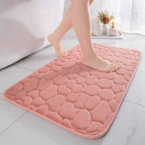 Halkfri badmatta – memory foam, absorberande (50 x 80 cm)