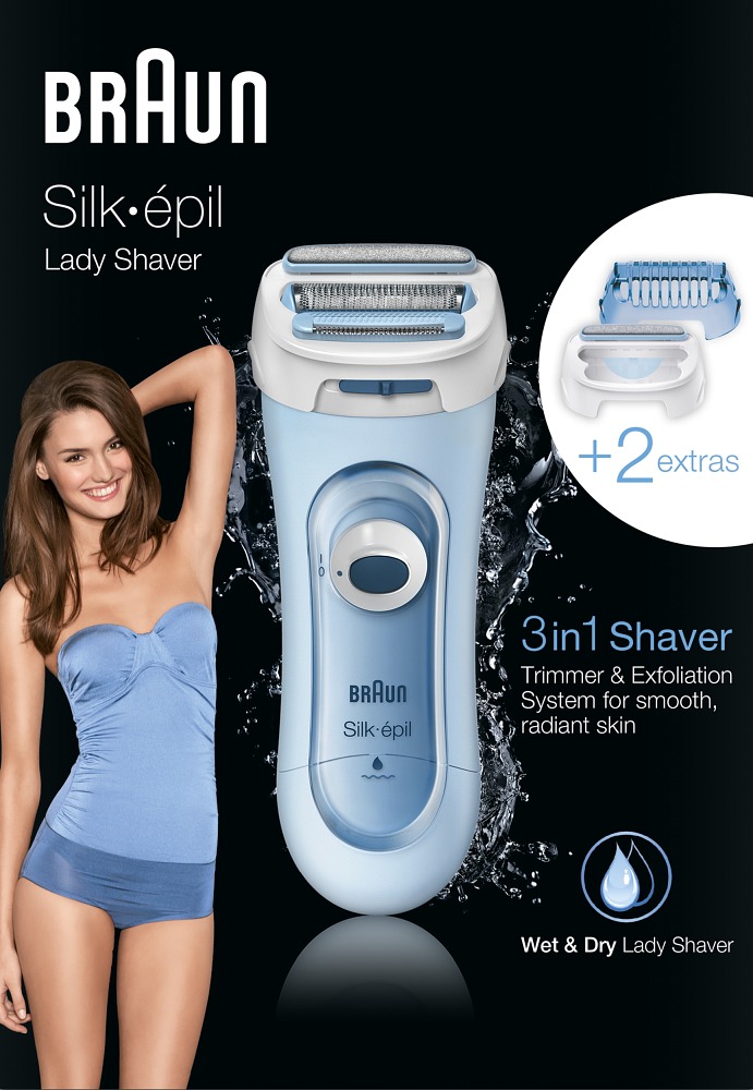 Braun Ladyshaver LS5160WD Blue - Bild 4