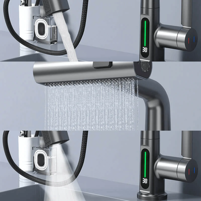 LOVISA - Modern Diskbänkskran med LED Display - Bild 7