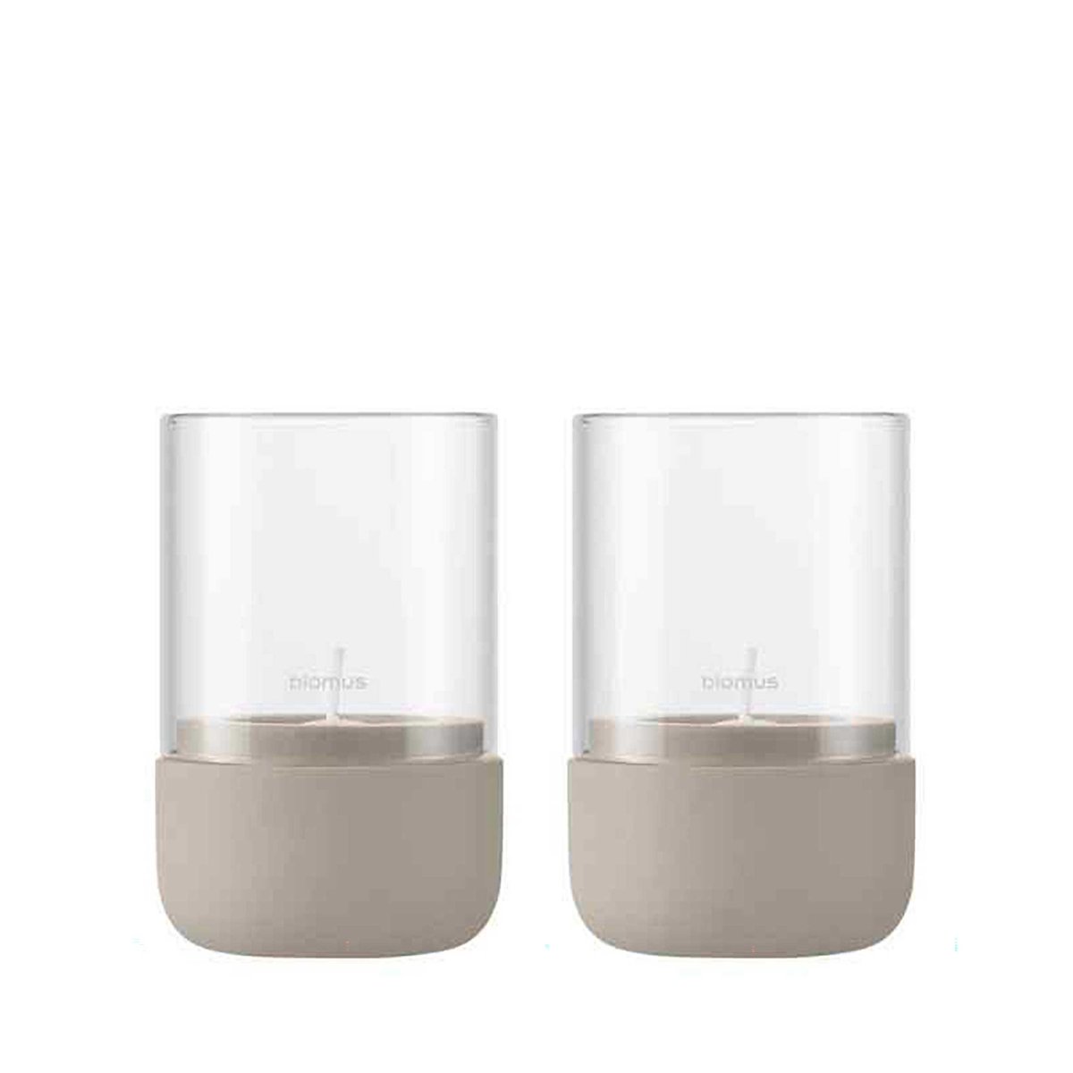 Blomus Calma Ljuslykta 2-pack 9,5 cm, Fungi
