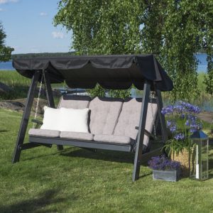 Hammock Dalom grå exkl. tak