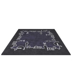 Etol Design Stockholm Skyline Ullmatta 180×180 cm