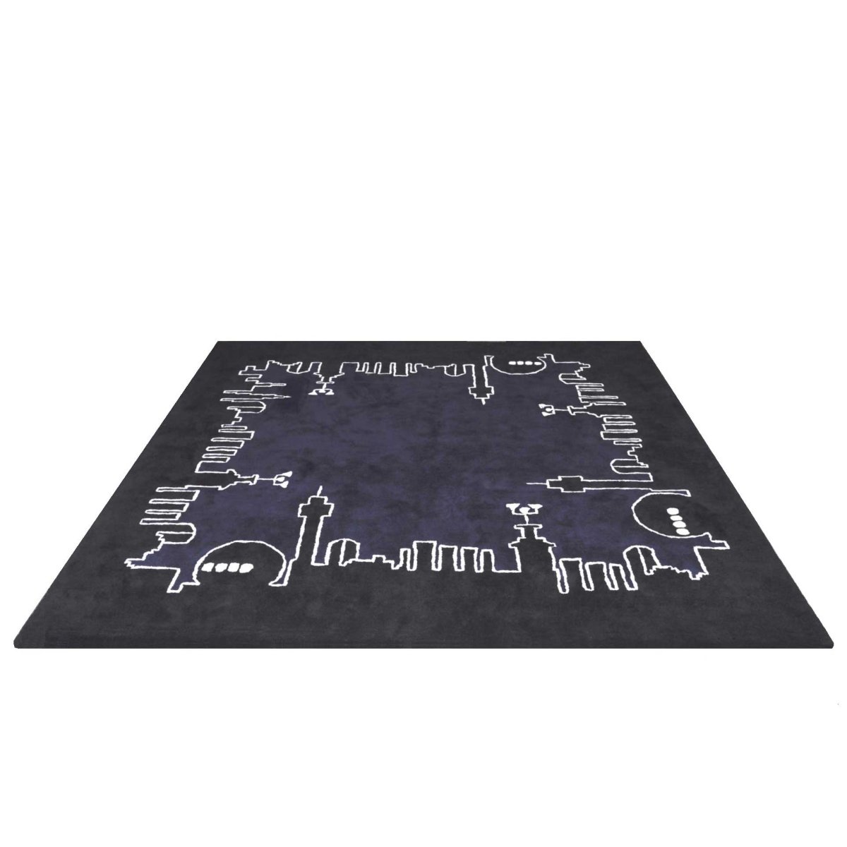 Etol Design Stockholm Skyline Ullmatta 180×180 cm