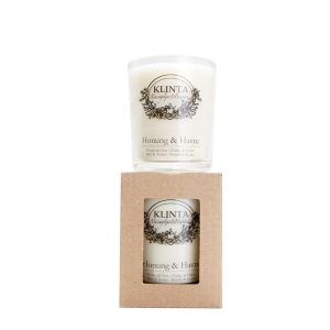 Stora Massage- och doftljuset – Honung & Havre