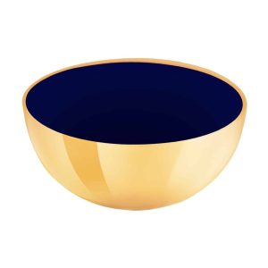 Gusums Messing Skål, Mässing/Blå