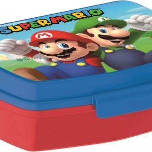 Matlåda, Lunchbox – Röd/Blå