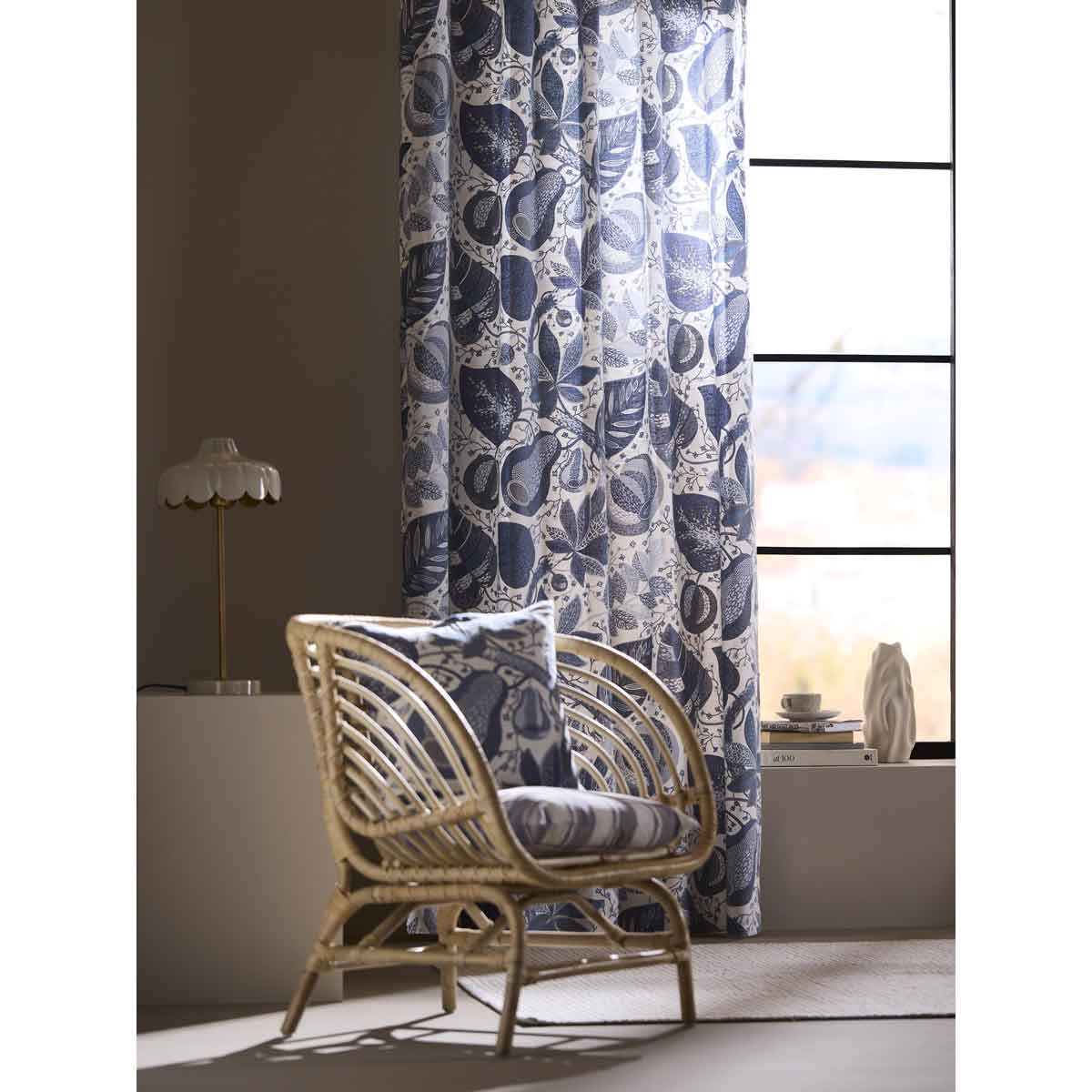 Svanefors A&E Gardin 2-pack, Denim - Bild 3