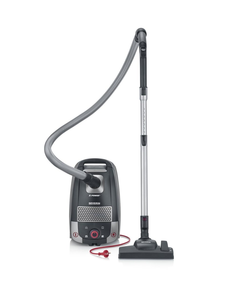 Severin S’Power BC 7052 Dammsugare “Home & Car” – Svart/Röd (850W)