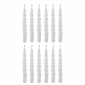 Bloomingville Twist Candles White 12-pack