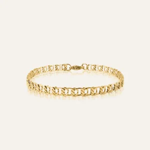 Mockberg Waterproof Infinity Bracelet Gold