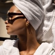 Mockberg Waterproof Ribbed Hoops Gold Medium - Bild 5