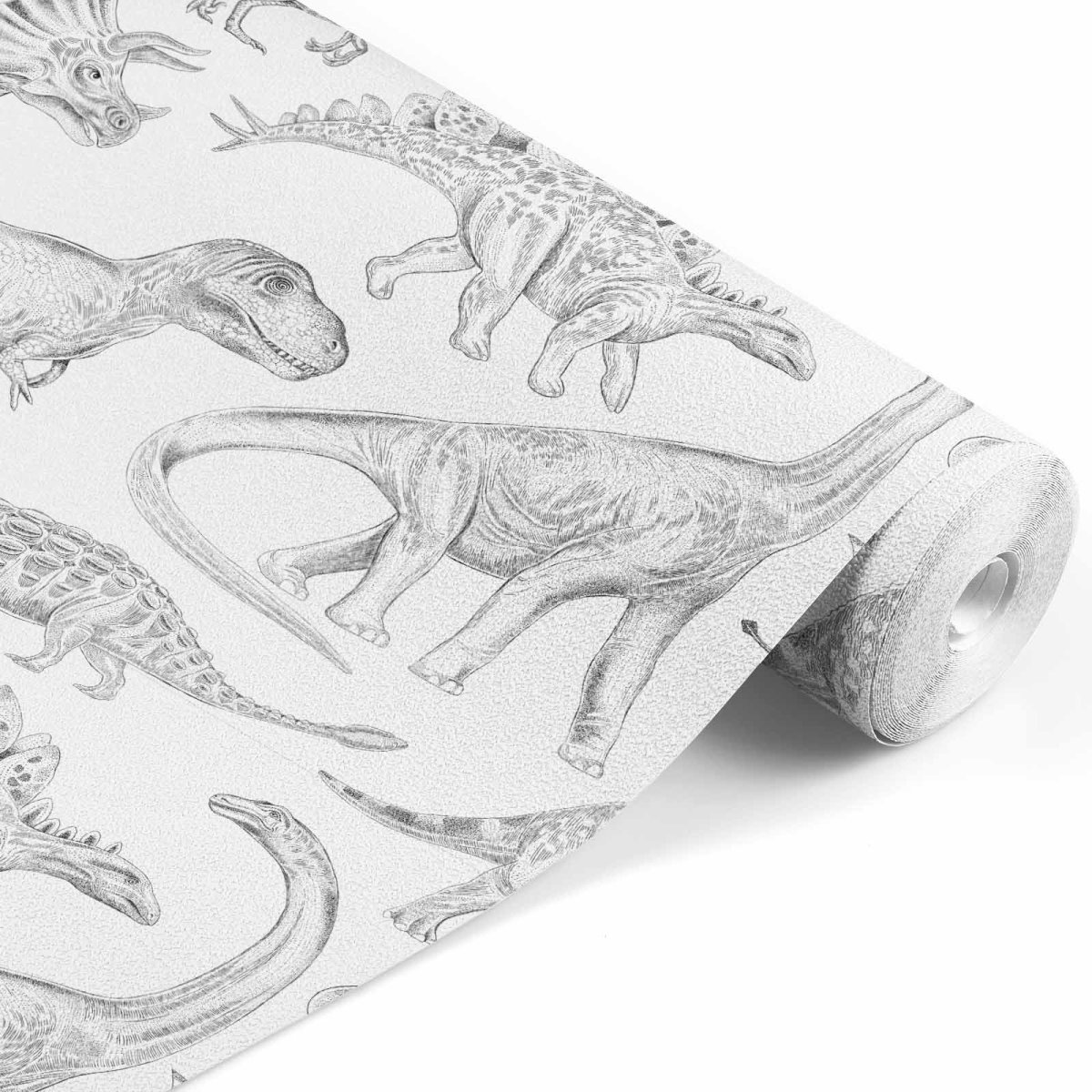 Dino tapet non-woven, vit - Bild 4
