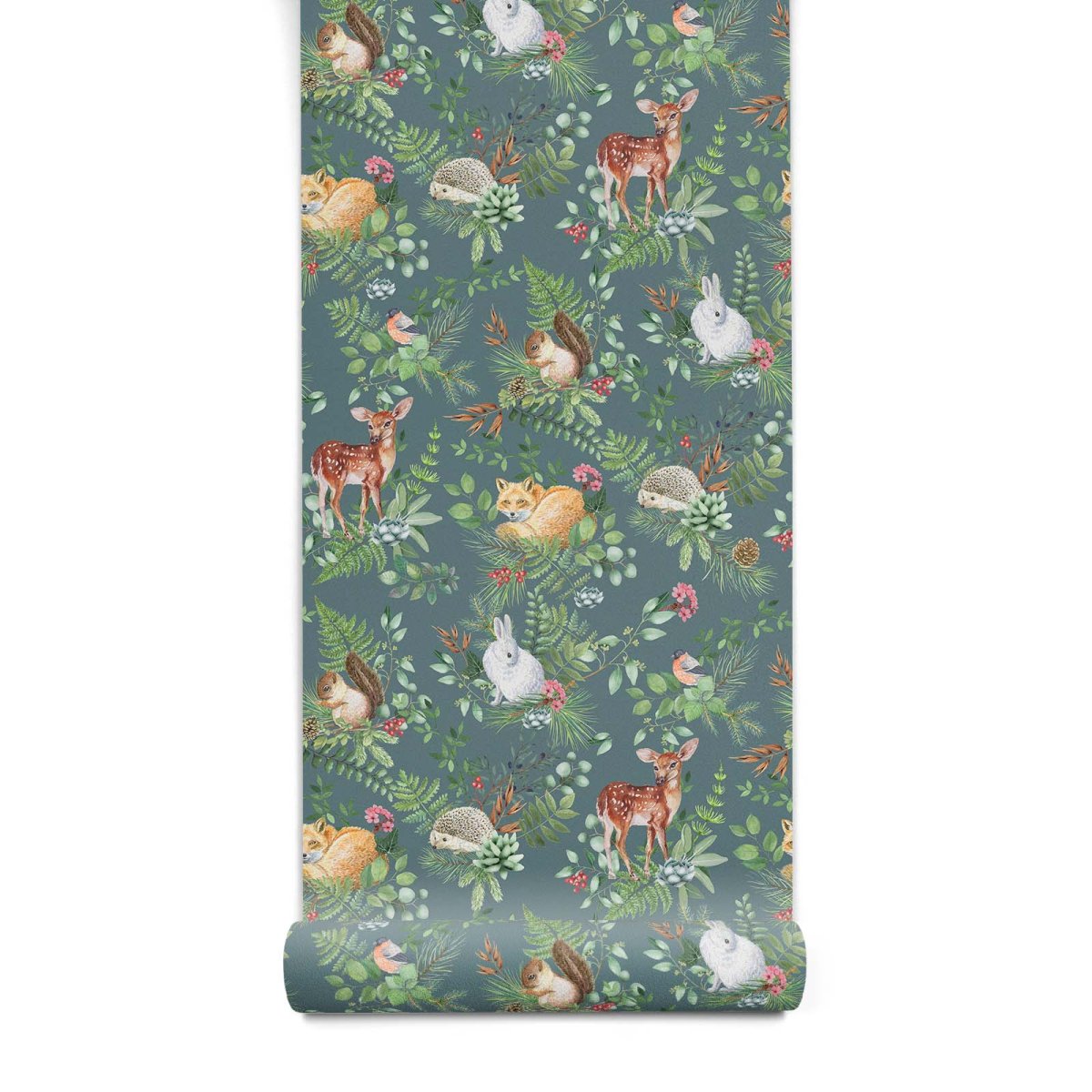 Woodland tapet non-woven, grön